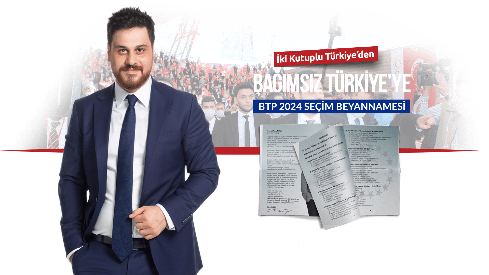 BTP Genel Başkanı Hüseyin Baş'ın İzmir Mitingi